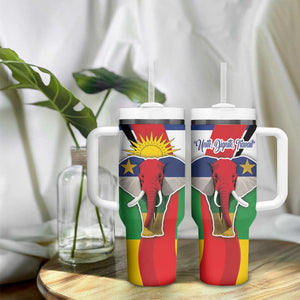 Central African Republic Republic Day 1958 Tumbler With Handle Zo Kwe Zo - Flag Style