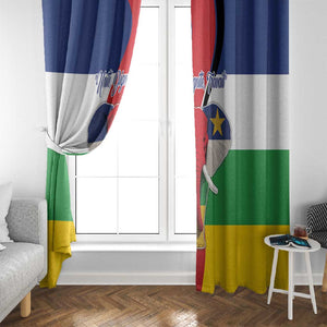 Central African Republic Republic Day 1958 Window Curtain Zo Kwe Zo - Flag Style