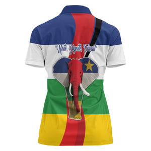 Central African Republic Republic Day 1958 Women Polo Shirt Zo Kwe Zo - Flag Style