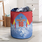 Custom DR Congo Football 2026 Laundry Basket Leopard Power Fan Style