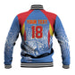 Custom DR Congo Football 2026 Baseball Jacket Leopard Power Fan Style