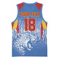 Custom DR Congo Football 2026 Basketball Jersey Leopard Power Fan Style