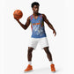 Custom DR Congo Football 2026 Basketball Jersey Leopard Power Fan Style