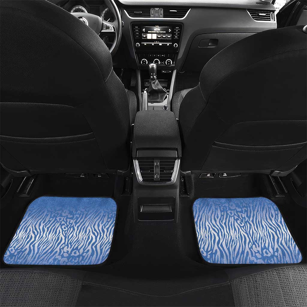 Custom DR Congo Football 2026 Car Mats Leopard Power Fan Style