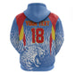 Custom DR Congo Football 2026 Hoodie Leopard Power Fan Style
