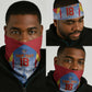 Custom DR Congo Football 2026 Neck Gaiter Leopard Power Fan Style