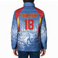 Custom DR Congo Football 2026 Padded Jacket Leopard Power Fan Style