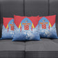 Custom DR Congo Football 2026 Pillow Cover Leopard Power Fan Style