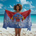 Custom DR Congo Football 2026 Sarong Leopard Power Fan Style
