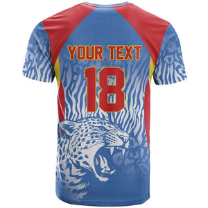 Custom DR Congo Football 2026 T shirt Leopard Power Fan Style
