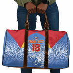 Custom DR Congo Football 2026 Travel Bag Leopard Power Fan Style