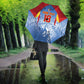 Custom DR Congo Football 2026 Umbrella Leopard Power Fan Style