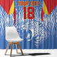 Custom DR Congo Football 2026 Window Curtain Leopard Power Fan Style