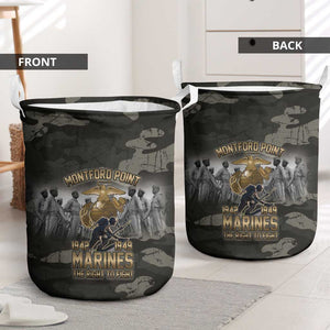 Montford Point Marines 1942-1949 Laundry Basket The Right to Fight Legacy Tribute