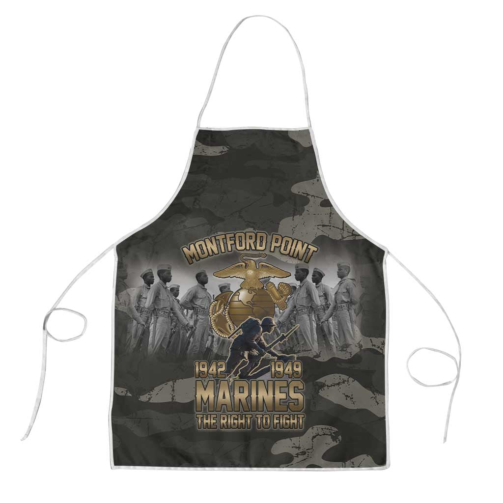 Montford Point Marines 1942-1949 Apron The Right to Fight Legacy Tribute