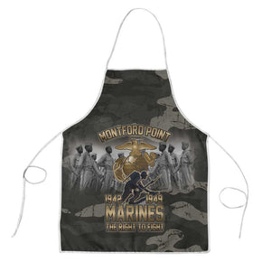 Montford Point Marines 1942-1949 Apron The Right to Fight Legacy Tribute