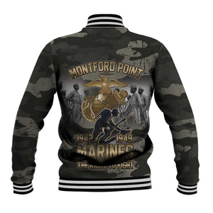 Montford Point Marines 1942-1949 Baseball Jacket The Right to Fight Legacy Tribute