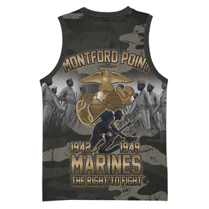 Montford Point Marines 1942-1949 Basketball Jersey The Right to Fight Legacy Tribute