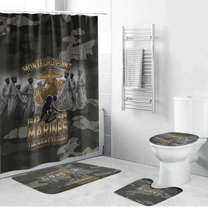 Montford Point Marines 1942-1949 Bathroom Set The Right to Fight Legacy Tribute