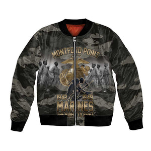 Montford Point Marines 1942-1949 Bomber Jacket The Right to Fight Legacy Tribute