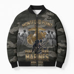 Montford Point Marines 1942-1949 Bomber Puffer Jacket The Right to Fight Legacy Tribute