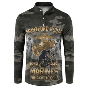 Montford Point Marines 1942-1949 Button Sweatshirt The Right to Fight Legacy Tribute