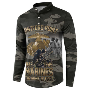 Montford Point Marines 1942-1949 Button Sweatshirt The Right to Fight Legacy Tribute