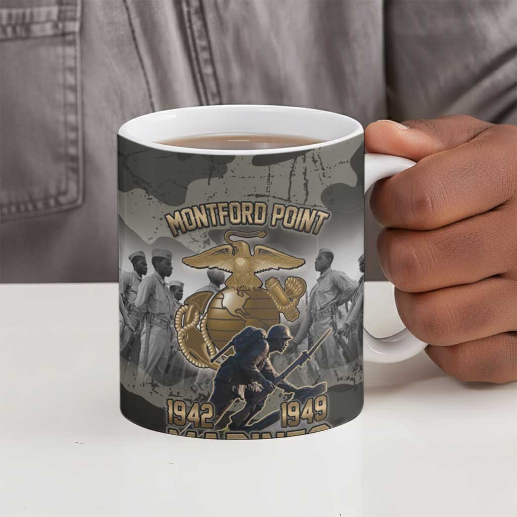 Montford Point Marines 1942-1949 Ceramic Mug The Right to Fight Legacy Tribute
