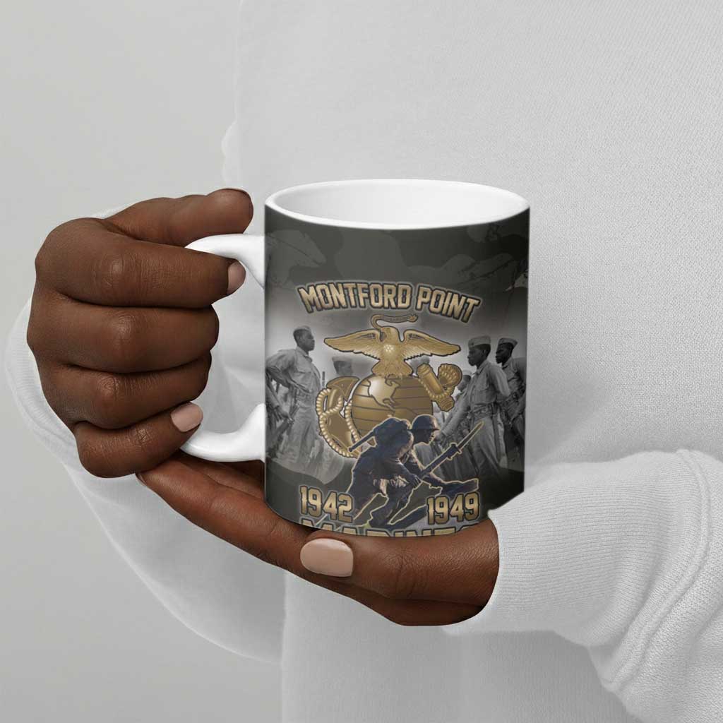 Montford Point Marines 1942-1949 Ceramic Mug The Right to Fight Legacy Tribute