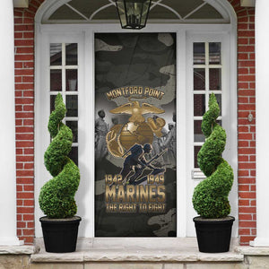 Montford Point Marines 1942-1949 Door Cover The Right to Fight Legacy Tribute