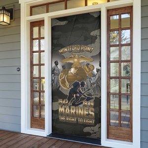 Montford Point Marines 1942-1949 Door Cover The Right to Fight Legacy Tribute