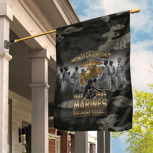 Montford Point Marines 1942-1949 Garden Flag The Right to Fight Legacy Tribute