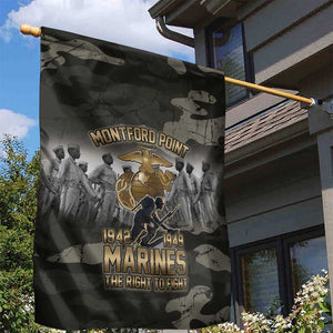Montford Point Marines 1942-1949 Garden Flag The Right to Fight Legacy Tribute