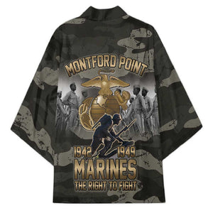 Montford Point Marines 1942-1949 Kimono The Right to Fight Legacy Tribute