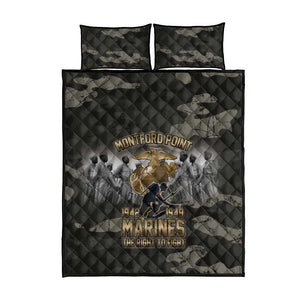 Montford Point Marines 1942-1949 Quilt Bed Set The Right to Fight Legacy Tribute