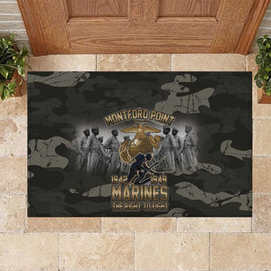 Montford Point Marines 1942-1949 Rubber Doormat The Right to Fight Legacy Tribute