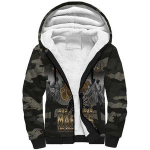 Montford Point Marines 1942-1949 Sherpa Hoodie The Right to Fight Legacy Tribute