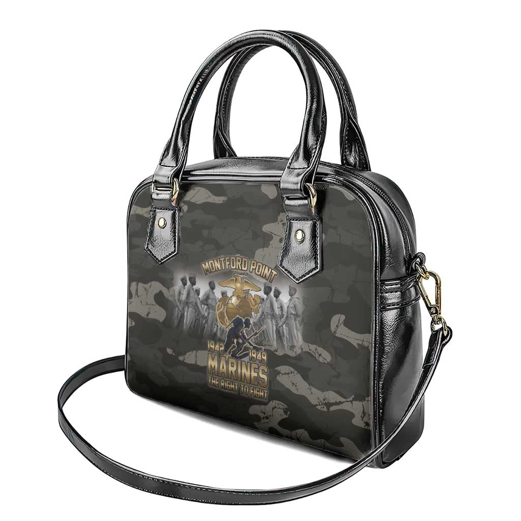 Montford Point Marines 1942-1949 Shoulder Handbag The Right to Fight Legacy Tribute