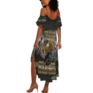 Montford Point Marines 1942-1949 Summer Maxi Dress The Right to Fight Legacy Tribute