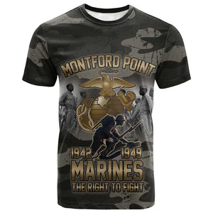Montford Point Marines 1942-1949 T shirt The Right to Fight Legacy Tribute
