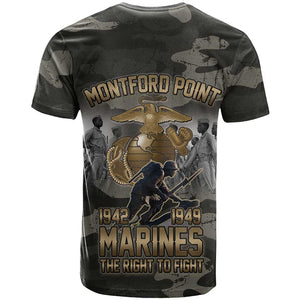 Montford Point Marines 1942-1949 T shirt The Right to Fight Legacy Tribute