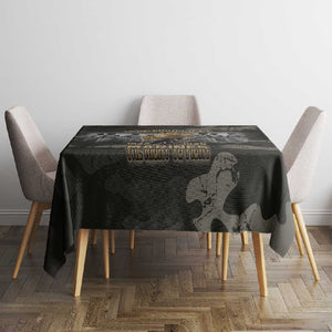 Montford Point Marines 1942-1949 Tablecloth The Right to Fight Legacy Tribute