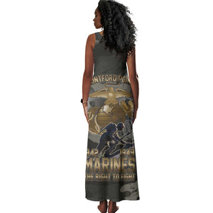 Montford Point Marines 1942-1949 Tank Maxi Dress The Right to Fight Legacy Tribute