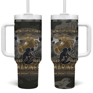 Montford Point Marines 1942-1949 Tumbler With Handle The Right to Fight Legacy Tribute