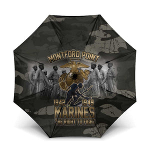 Montford Point Marines 1942-1949 Umbrella The Right to Fight Legacy Tribute
