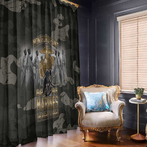 Montford Point Marines 1942-1949 Window Curtain The Right to Fight Legacy Tribute