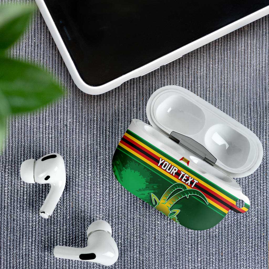 Zimbabwe Rugby Personalized AirPods Case Charging Sables Spirit