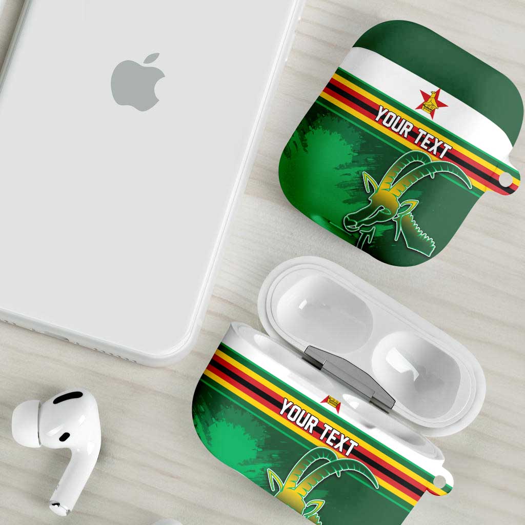 Zimbabwe Rugby Personalized AirPods Case Charging Sables Spirit