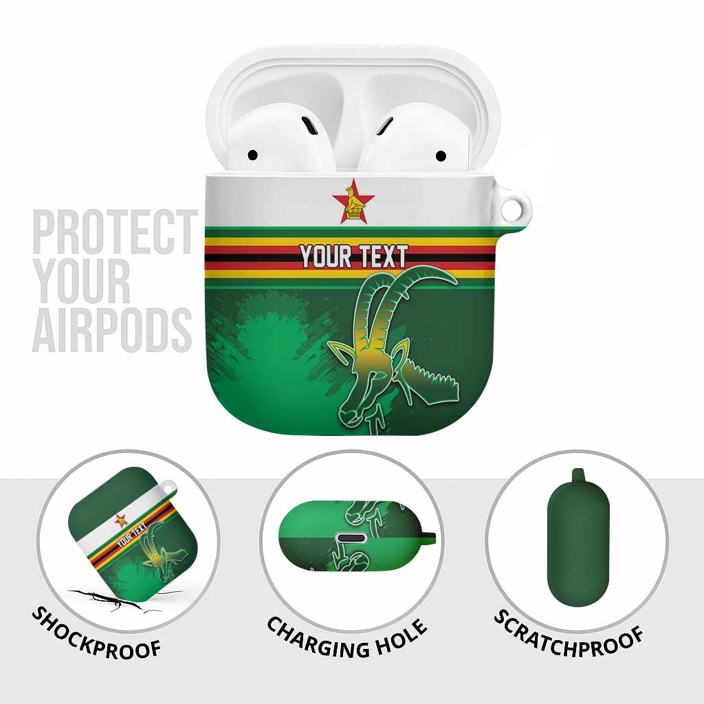 Zimbabwe Rugby Personalized AirPods Case Charging Sables Spirit
