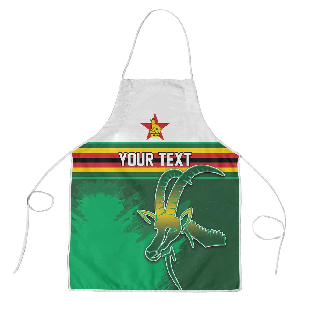 Zimbabwe Rugby Personalized Apron Charging Sables Spirit